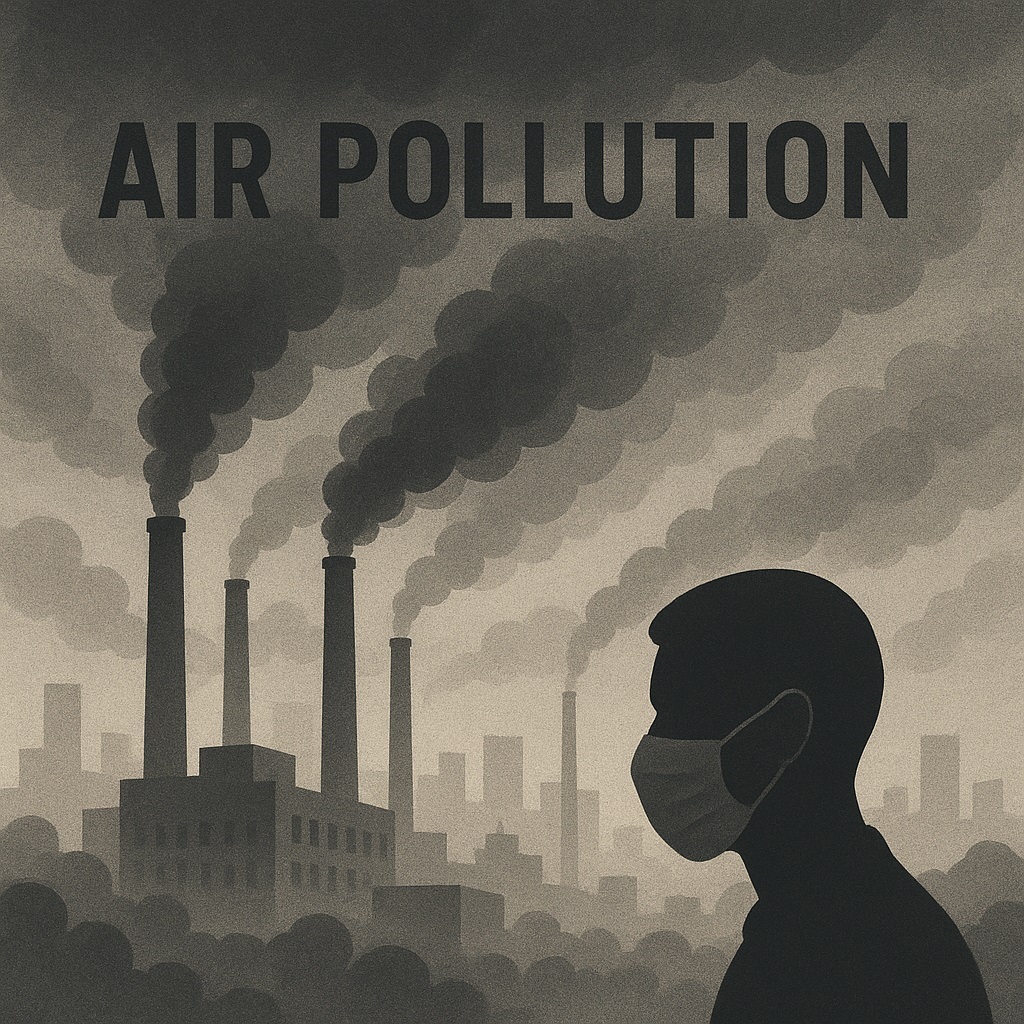 वायु प्रदूषण से मानव की श्वसन प्रणाली पर असर। योग ही हैं रामबाण इलाज